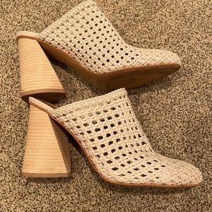 Dolce Vita woven block heels